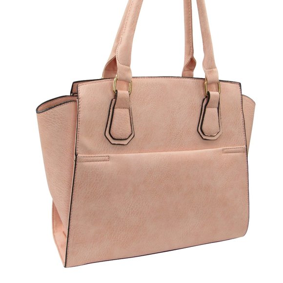 Front Pocket Winged Tote Shoulder - Picture 2 of 3